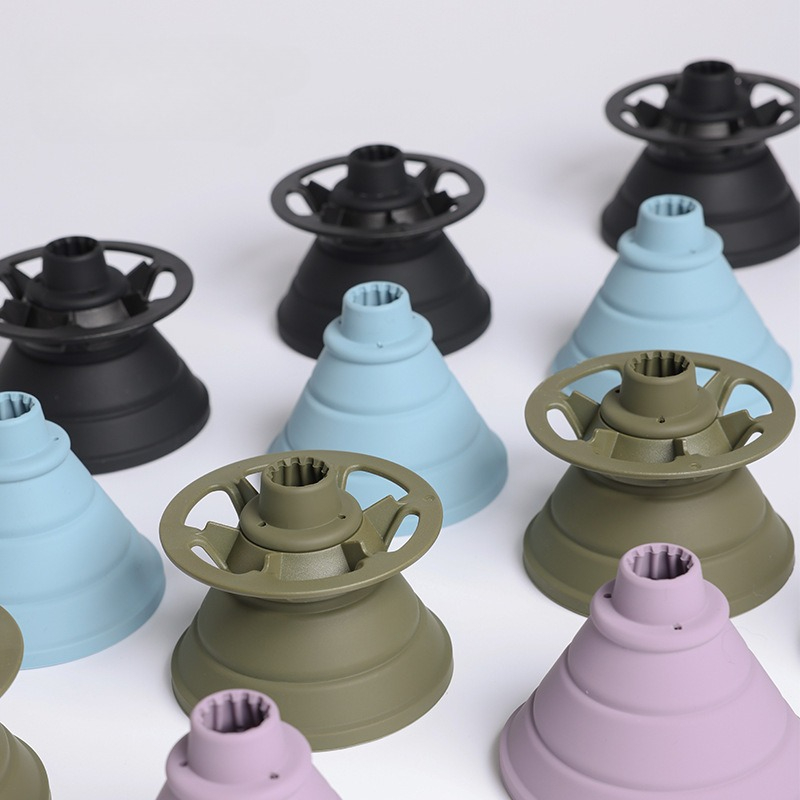 Coffee Equipment V60 - 휴대용 접이식 실리콘 커피 필터 머그