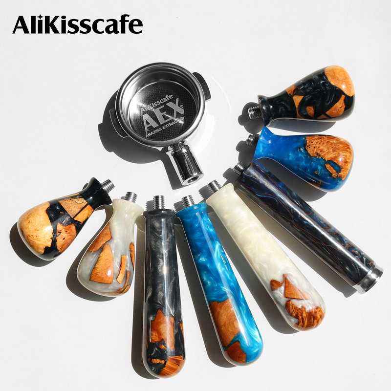 Coffee Equipment Wholesale - M10 커피 포터필터 핸들 레진 개조