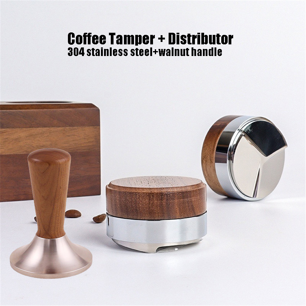 51 53 58.5mm 커피 탬퍼 커피 분배기 도구 호 - Coffee Equipment Kit 리뷰 및 가격