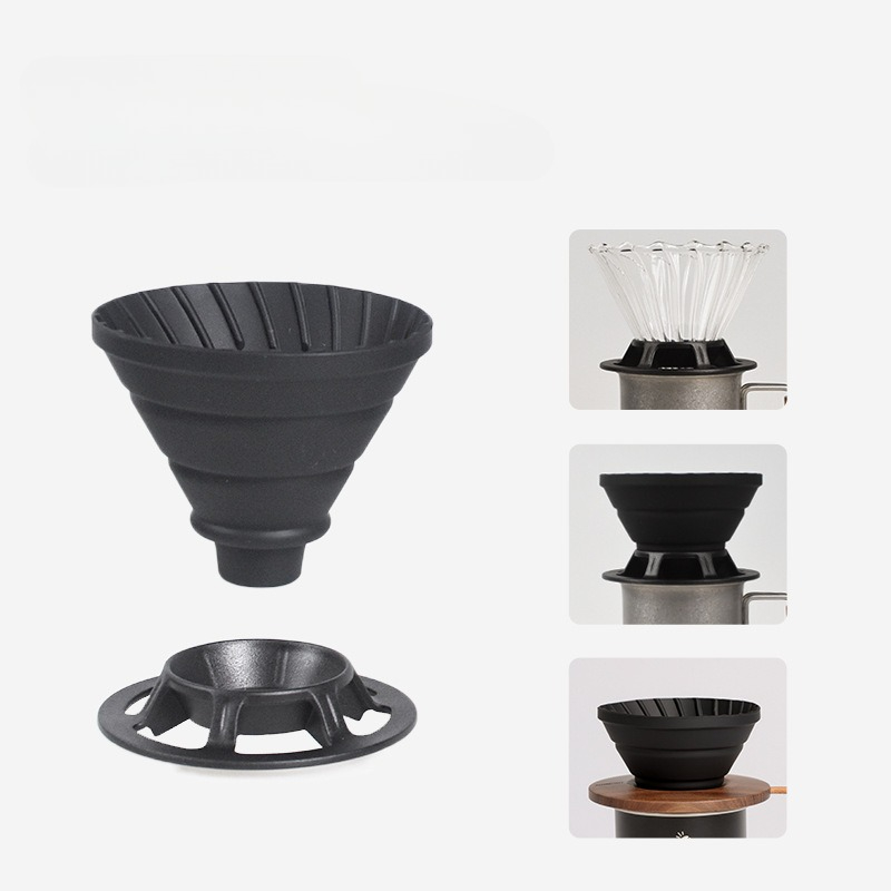 휴대용 접이식 실리콘 커피 필터 머그 재사용 가능 커피 - Coffee Equipment V60 리뷰 및 가격