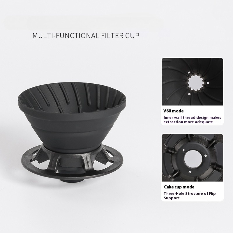 휴대용 접이식 실리콘 커피 필터 머그 재사용 가능 커피 - Coffee Equipment V60 리뷰 및 가격