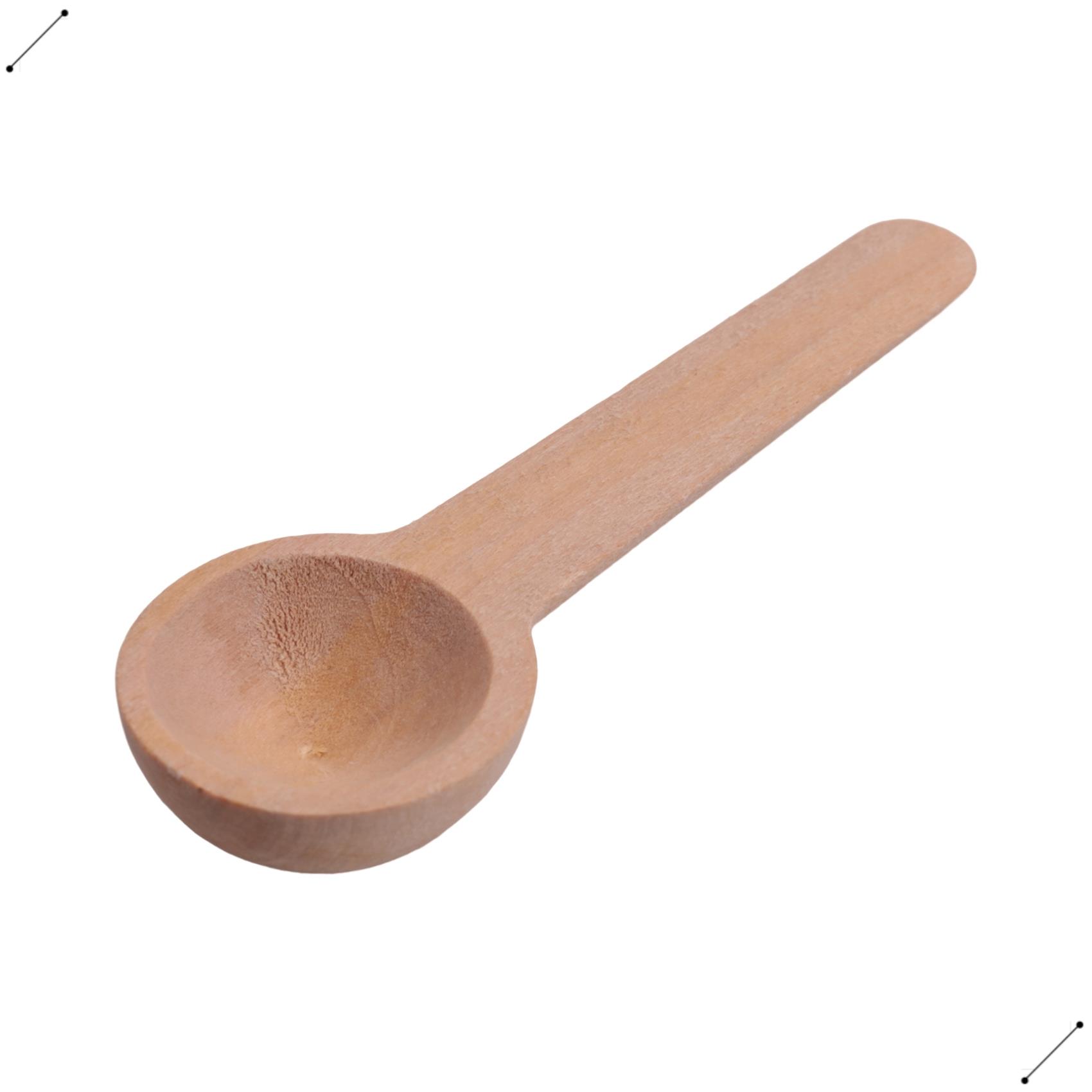 100 조각 미니 나무 숟가락 작은 나무 숟가락 조미료 - Coffee Equipment And Tools 리뷰 및 가격