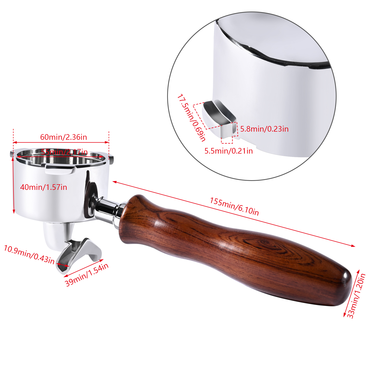 51mm 더블 스파우트 커피 포터필터 (51MM 3이어 - Coffee Equipment For Sale 리뷰 및 가격