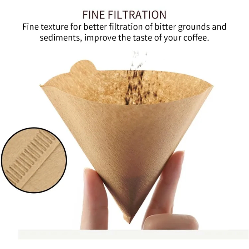 천연 종이 필터 무표백 일회용 커피 필터 콘 필터 드립 - Coffee Equipment V60 리뷰 및 가격