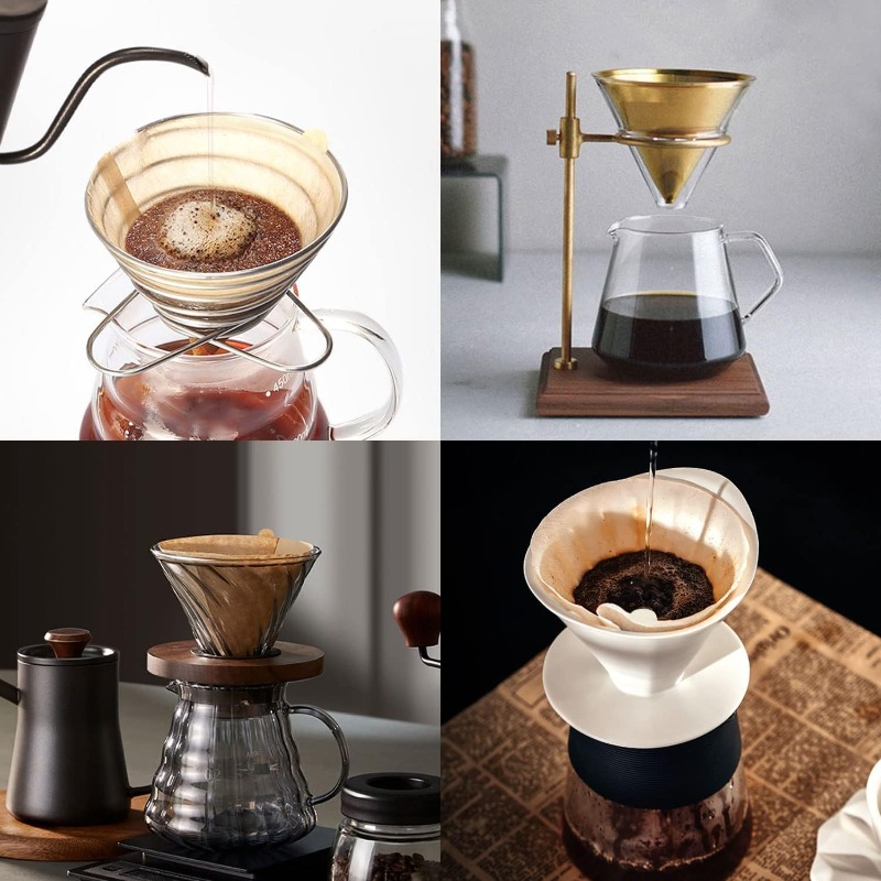 천연 종이 필터 무표백 일회용 커피 필터 콘 필터 드립 - Coffee Equipment V60 리뷰 및 가격